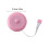 Mini Portable Soft Tape Measure Pink Double-Sided 150cm 2