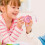 Mini Portable Soft Tape Measure Pink Double-Sided 150cm 3