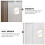 Wall-Mounted Makeup Mirror Light for Square Dresser 2