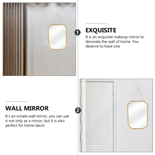 Wall Mounted Makeup Mirror Light Square 1 Piece 1