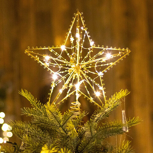 Étoile lumineuse décorative de Noël extérieure à 5 branches 1