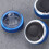 Mizh3pcs Interrupteur de commande de climatisation Bouton AC Compatible avec Focus2 3 (Bleu) 5