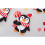 Penguin Santa lollipop decorations black 50 pcs 2