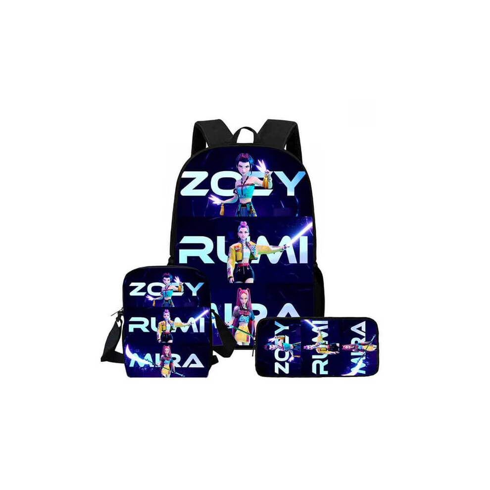 K-Pop Demon Hunter backpack shoulder bag lunch bag pencil