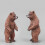 Bear Animal Figurines Educational Toy Brown 3