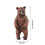 Bear Animal Figurines Educational Toy Brown 2