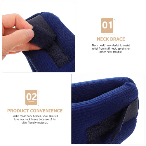 Suporte cervical confortável em espuma, ajustável e com suporte para o pescoço. 1