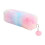 Plush Octagon Pencil Case Gradient Pink 1pc 1