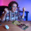 USB Wired Floating Gaming Keyboard Ergonomic 5