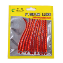 Apmemiss fishing lure soft worm bait 12 pcs
