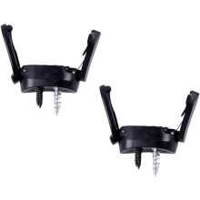 Black mini golf ball picker for open putter 2-pack