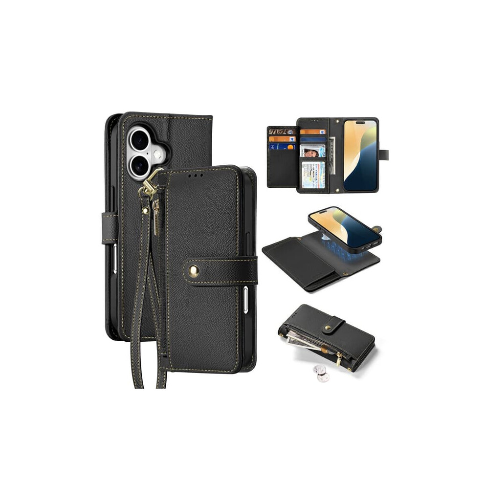 Dux Ducis Iphone 16 Plus Wallet Case - Black 962125918823