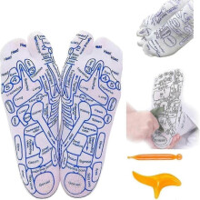 Reflexology Socks with Massage Tool and Acupressure Pen