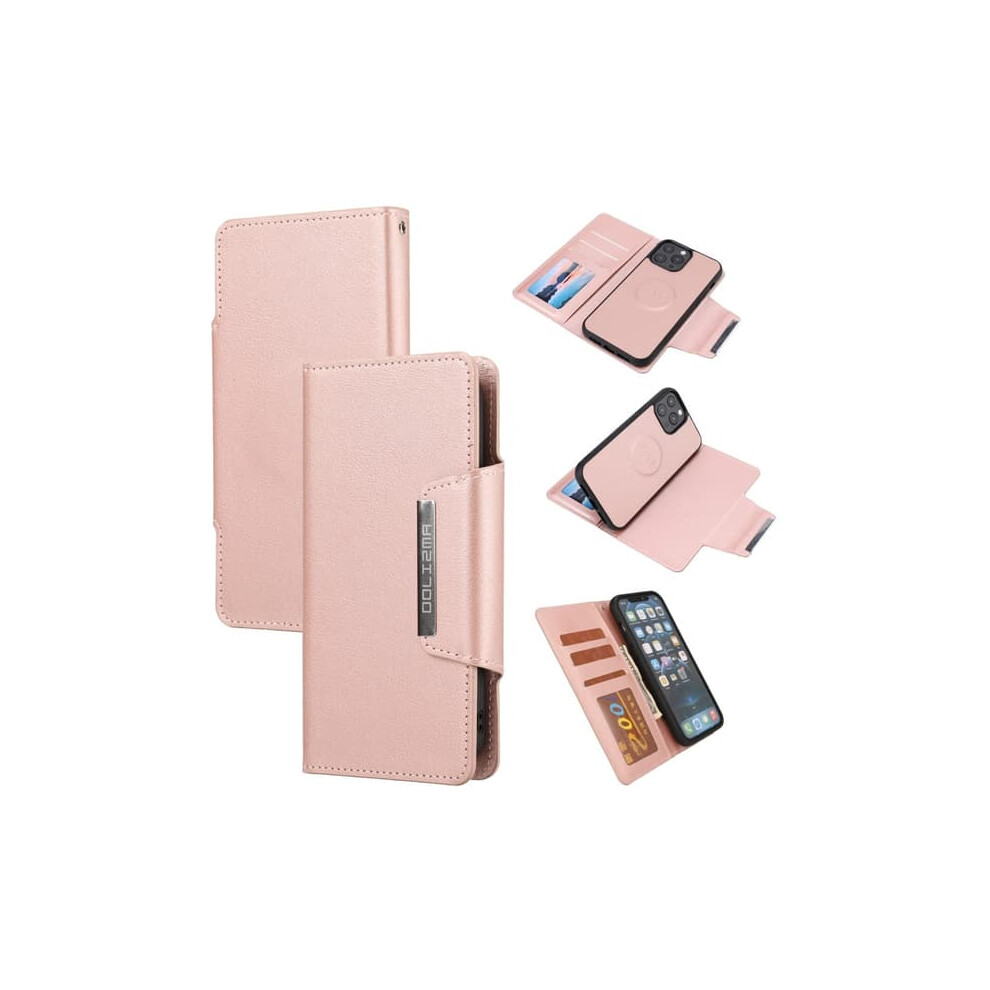 Detachable Wallet Case For Iphone 13 Pro - Pink 962125919356