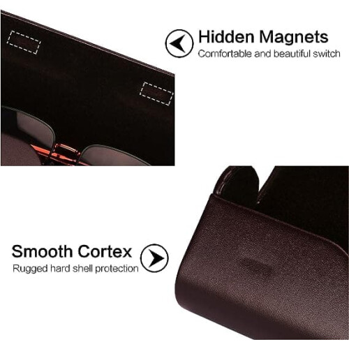 Hard Shell Glasses Case Lightweight Portable 1 Pack 2