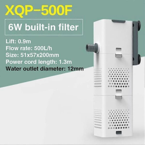 Aquarium filter pump air pump wave maker 500L/h 1