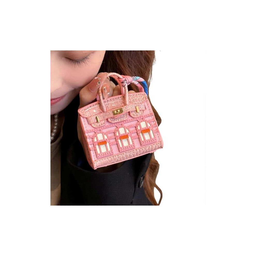 Microfiber Key Pouch With Key Ring Pink 962125919493
