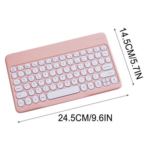 Tastatură Bluetooth portabilă, design retro compact 2