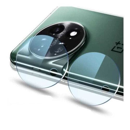 Kit com 2 unidades de protetores de lente de câmera transparentes compatíveis com OnePlus 11 5G.