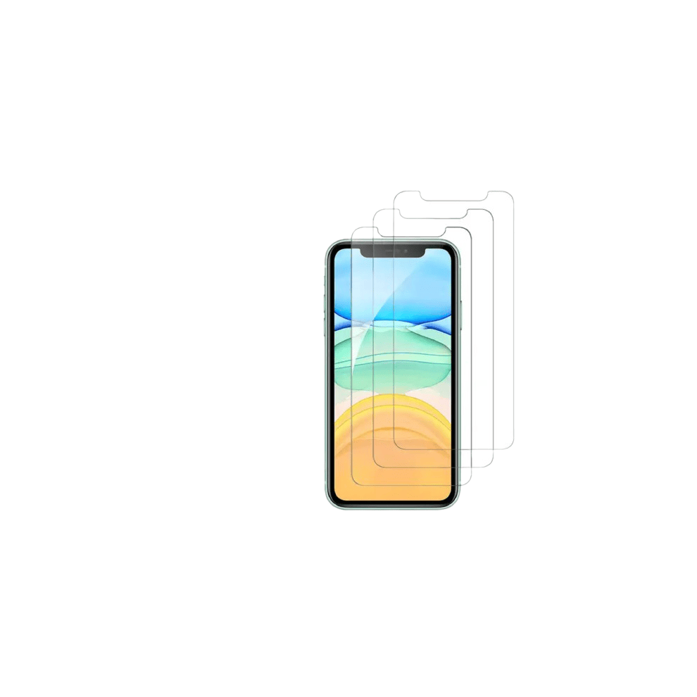 Tempered Glass Screen Protector For Iphone 11 And Xr 3-Pack 962125917987