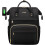 Women's Black Laptop Backpack with Padded Straps 1