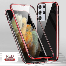 Magnetic Case for Samsung S24 Ultra/Plus/S24 Red