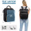 Women's Black Laptop Backpack with Padded Straps 5