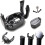 Black mini golf ball picker for open putter 2-pack 2