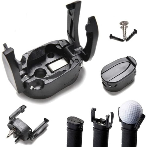 Black mini golf ball picker for open putter 2-pack 1