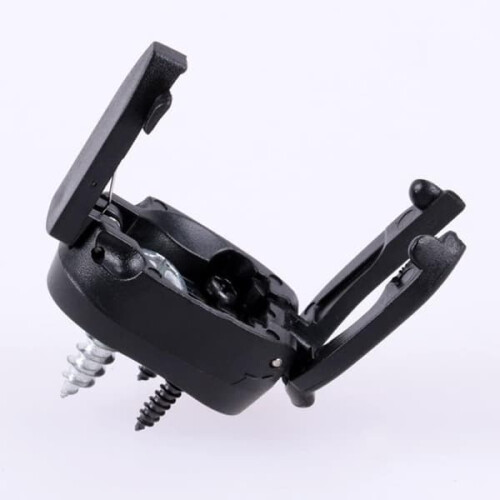 Black mini golf ball picker for open putter 2-pack 2