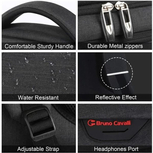 17.3 Inch Laptop Backpack Water-Resistant Large Capacity 2