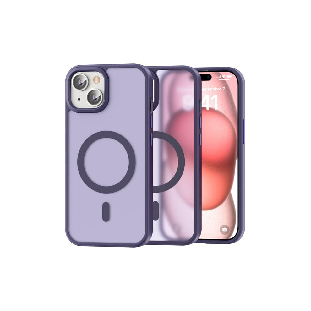 Colorpop Iphone 15 Case Magsafe Matte Purple 962125917178
