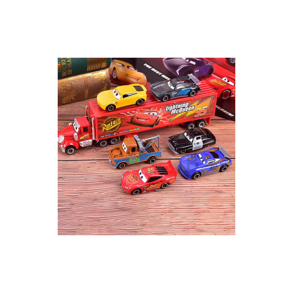 Lightning McQueen diecast cars 4 pcs