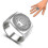 Men's Silver King Crown Ring with Broken Heart Design Size 7 4