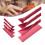Polygons Measuring Cup and Spoons Set Red 3pcs 1