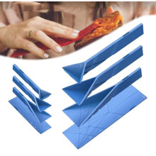 Polygons Measuring Cup and Spoons Set Blue 3pcs