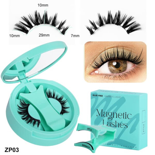 Magnetic Eyelashes Mint Green Set 2