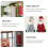 Felt Christmas Tree Pendant Set Red Grey 2 pcs 5