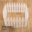 White Plastic Fence Decoration for Christmas Tree and 3