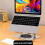 XEOVHV Laptop Stand White 10-15.6 inch Adjustable Foldable 8
