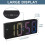 Digital Alarm Clock LED Bedroom Desk Clock with Adjustable 2