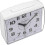 Analog Alarm Clock for Elderly White Large Numbers Silent 2