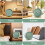 Analog Alarm Clock with Night Light Silent 1 Pack 5