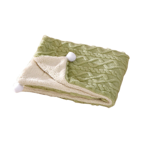 Wool Pet Blanket Anti-Static Double-Sided Thermal Pad 1