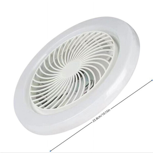 Ventilatore da soffitto Fankiway con luce e telecomando da 10 pollici 1