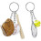 Split Key Chains 25mm Silver 150pcs 5