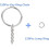 Split Key Rings 1 inch 25mm Silver 50 pcs 2