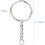 Split Key Rings 1 inch 25mm Silver 50 pcs 3