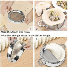 Grote empanada-maker, 15 cm roestvrijstalen empanada-maker, deeg, pocket pie [PL]