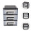 Plastic Desk Organizer Cabinet with 4 Drawers 2